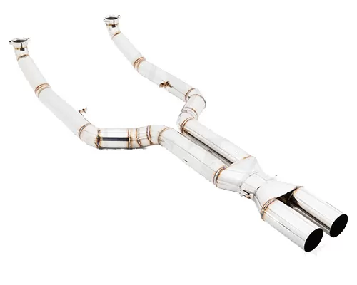 Meisterschaft Stainless LXR Pipe Full Catback Pipe with velocity box BMW M6 TT 13-19 - BM1603002