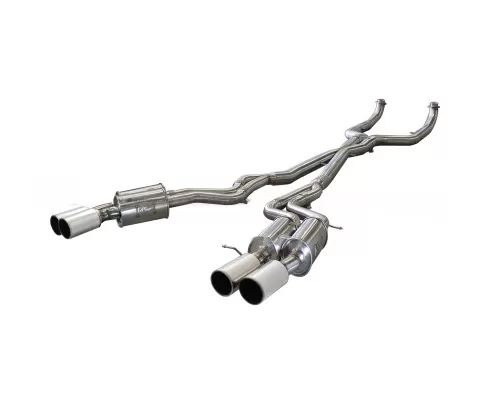 aFe POWER Mach Force Catback Exhaust System with Polished Tips BMW M5 F10 V8-4.4L (tt) 12-16 - 49-36317-P