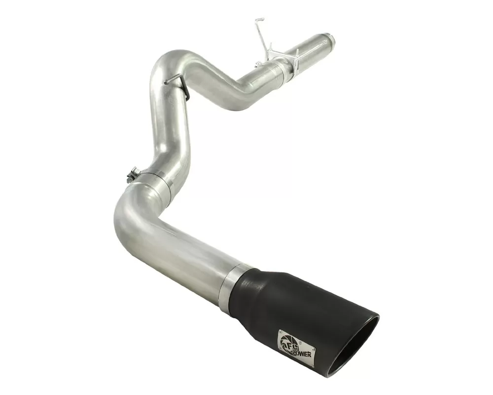 aFe POWER Mach Force XP 5 Inch Stainless DPF Back Exhaust with Black Tip Dodge Ram Diesel 6.7L 2500 | 3500 07-12 - 49-42016-B