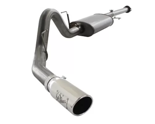 aFe POWER Polished MACH Force XP Catback Exhaust System Ford F-150 V6 3.5L 11-13 - 49-43038-P