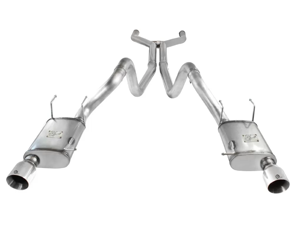 aFe POWER Mach Force XP Catback Exhaust with Polished Tip Ford Mustang GT 5.0L 11-14 - 49-43049-P