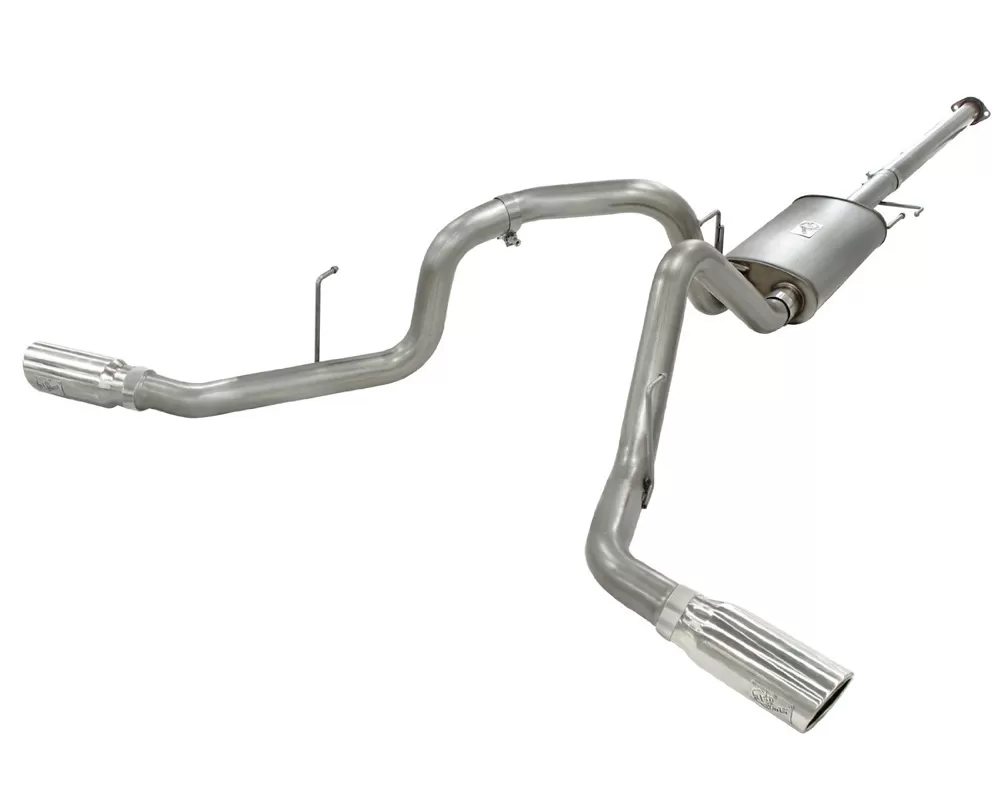aFe POWER Mach Force XP 3 Inch Catback Stainless Steel Dual Exhaust System Ford F-150 EcoBoost 11-14 - 49-43056-P