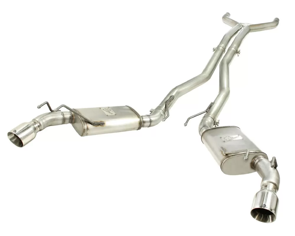 aFe POWER Mach Force XP 3 Inch Catback Exhaust System With Polished Tips Chevrolet Camaro V8 10-13 - 49-44039-P
