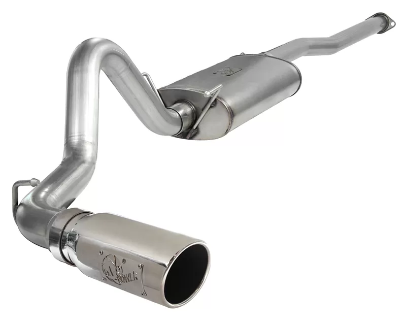 aFe POWER Mach Force XP Catback Exhaust System W/ Polished Tip Toyota Tacoma V6-4.0L 05-13 - 49-46001-1P