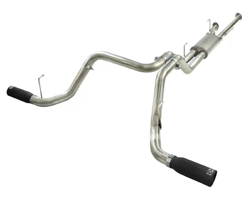 aFe POWER Mach Force XP Catback Exhaust with Black Tips Toyota Tundra V8 10-13 - 49-46014-B