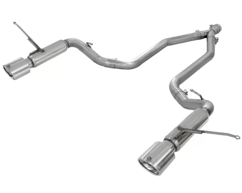 aFe POWER Mach Force XP 2.5inch DPF-Back Stainless Exhaust with Resonators Jeep Grand Cherokee V6 3.0T DSL 14+ - 49-46234