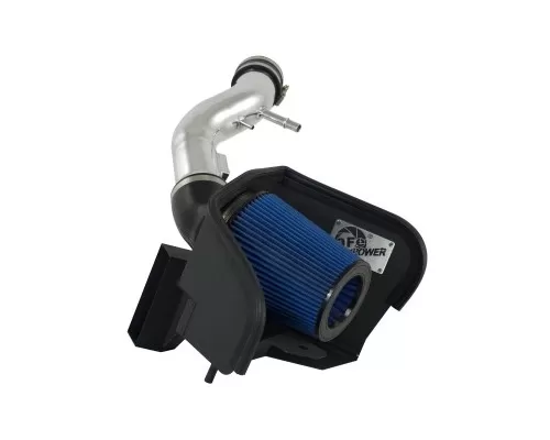 aFe POWER MagnumFORCE Polished Cold Air Intake System Stage-2 P5R Ford Mustang V6-3.7L 11-13 - 54-12102-P