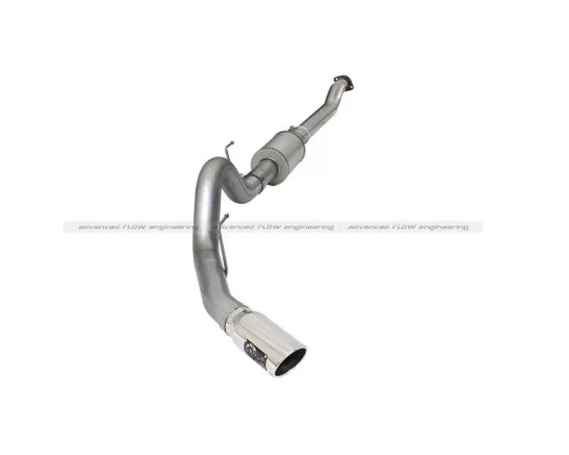 aFe POWER ATLAS 4 inch Catback Aluminized Steel Exhaust System with Polished Tip Ford F-150 EcoBoost 2015-2022 - 49-03069-P
