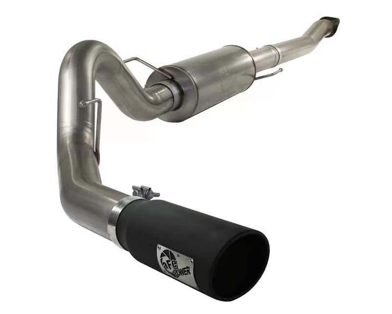 aFe POWER MACH Force XP 4in Catback Exhaust System w/Black Tip Ford F-150 EcoBoost V6 3.5L 11-14 - 49-43041-B