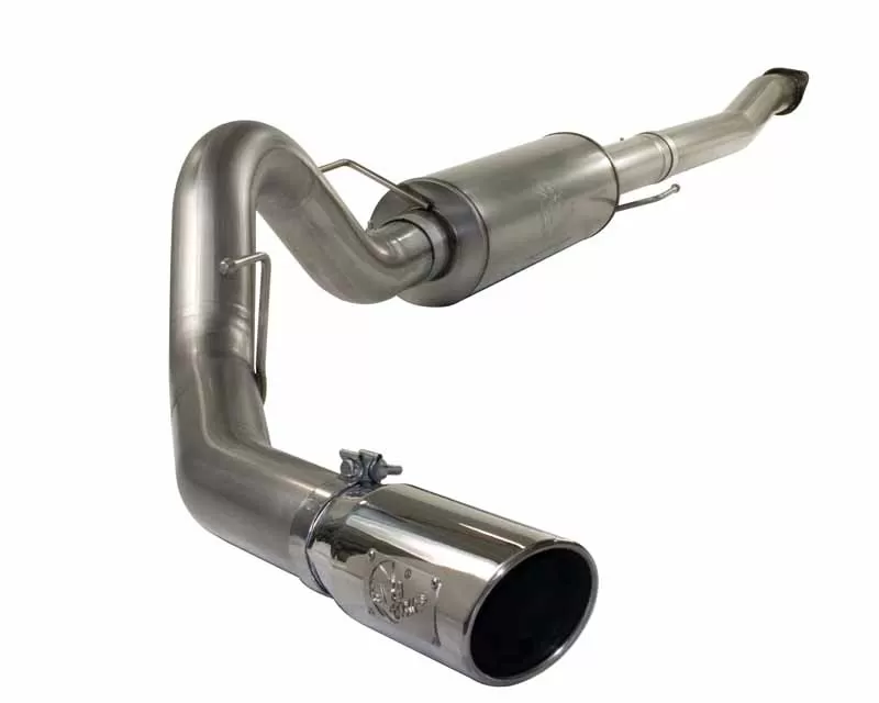 aFe POWER MACH Force XP 4in Catback Exhaust System with Polished Tip Ford F-150 EcoBoost V6 3.5L 11-14 - 49-43041-P
