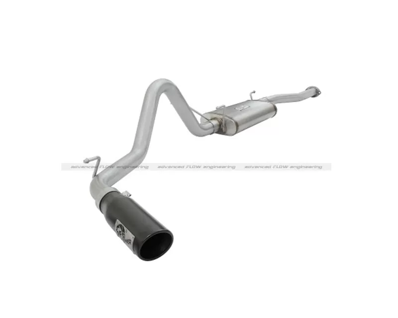 aFe POWER Mach Force-Xp 2.5 inch Catback Stainless Steel Exhaust System with Black Tip Toyota Tacoma 13-15 - 49-46024-B
