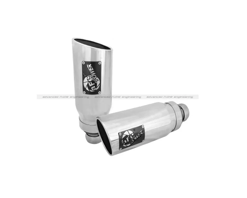 aFe POWER Stainless Steel Exhaust Tip Upgrade Polished RAM 1500 09-15 - 49C42046-P