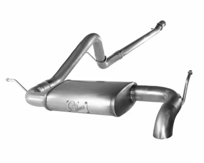 aFe POWER MACH Force XP 2.5in Catback SS-409 Exhaust Systems Jeep Wrangler 2 Dr V6-3.6L 12-14 - 49-46214