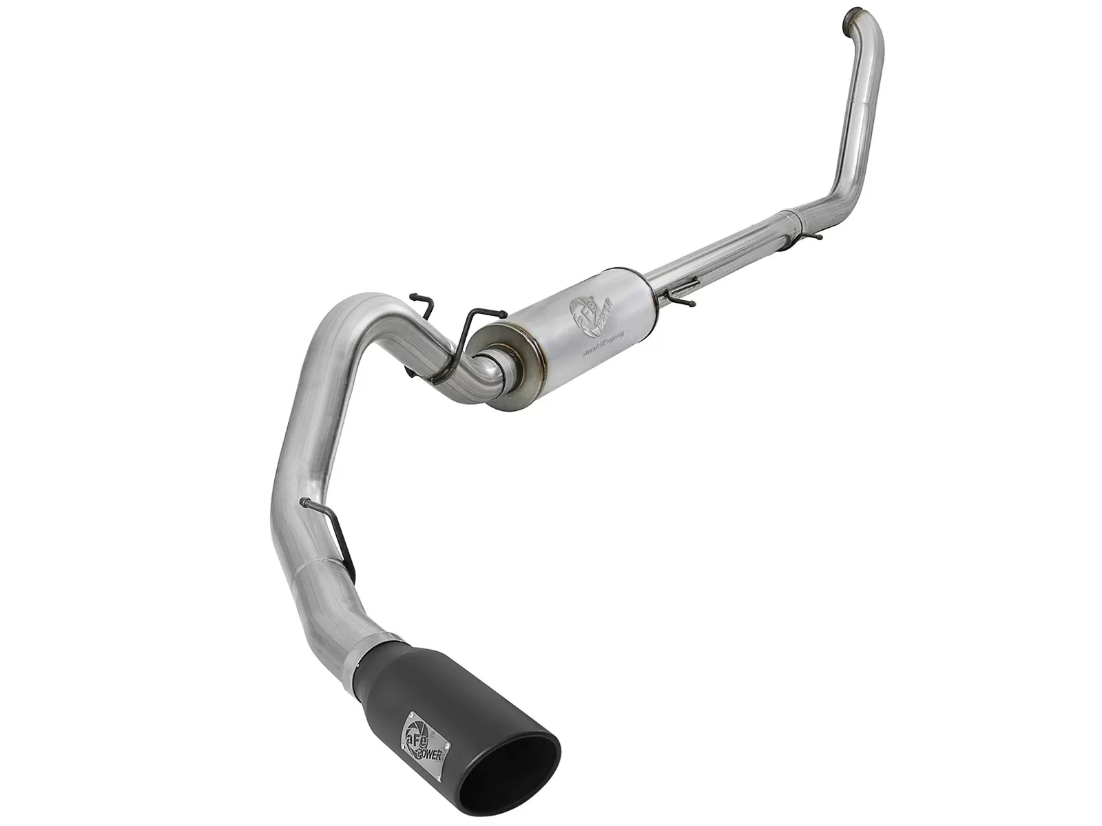 aFe POWER Large Bore-HD 4" 409 Stainless Steel Turbo-Back Exhaust System Ford Excursion 00-03 V8-7.3L (td) - 49-43008-B
