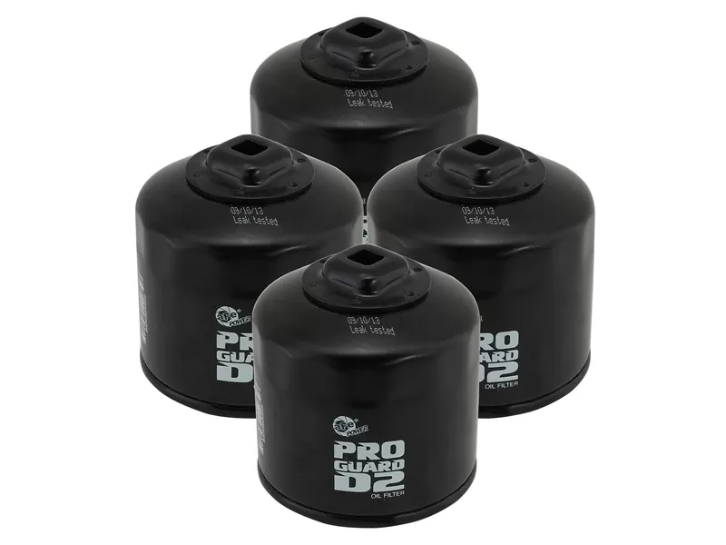 aFe POWER Pro GUARD D2 Oil Filter Canister: 3.15in OD x 3.15in HT - 44-LF018-MB