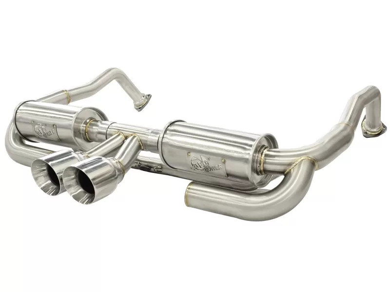 aFe POWER MACH Force-Xp 2" to 2-1/2" 304 Stainless Steel Catback Exhaust System Porsche Boxster S (987.1) 05-08 H6-3.4L - 49-36409