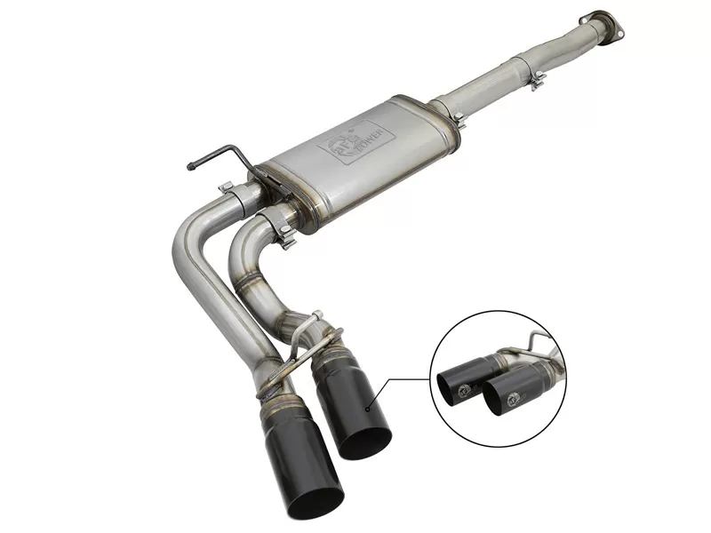 aFe POWER Rebel Series 3" 409 Stainless Steel Catback Exhaust System 05-15 Toyota Tacoma V6-4.0L - 49-46033-B