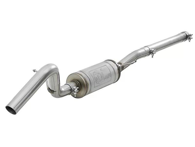 aFe POWER MACH Force-Xp 2-1/2" 409 Stainless Steel Front Muffler Assembly Exhaust System Jeep Wrangler (JK) 07-18 V6-3.6L/3.8L (2/4-Door) - 49-48063