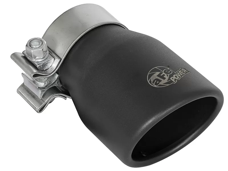 aFe POWER MACH Force-Xp 2-1/2" 409 Stainless Steel Exhaust Tip 2-1/2" In x 3-1/2" Out x 6" L Bolt-On - 49T25354-B06