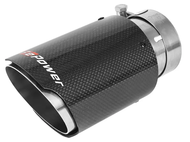 aFe POWER MACH Force-Xp 2-1/2" Stainless Steel Carbon Fiber Exhaust Tip - 49T25354-C07