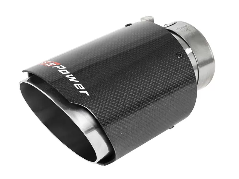 aFe POWER MACH Force-Xp 2-1/2" Stainless Steel Carbon Fiber Exhaust Tip - 49T25404-C07