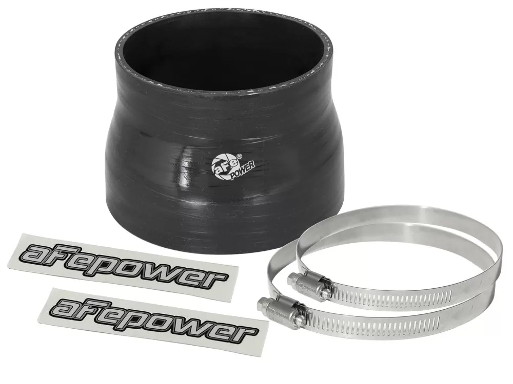 aFe POWER Magnum FORCE Cold Air Intake System (3-1/2 IN ID to 3 IN ID x 2-1/2 IN L) Straight Reducing Coupler - Black - 59-00044