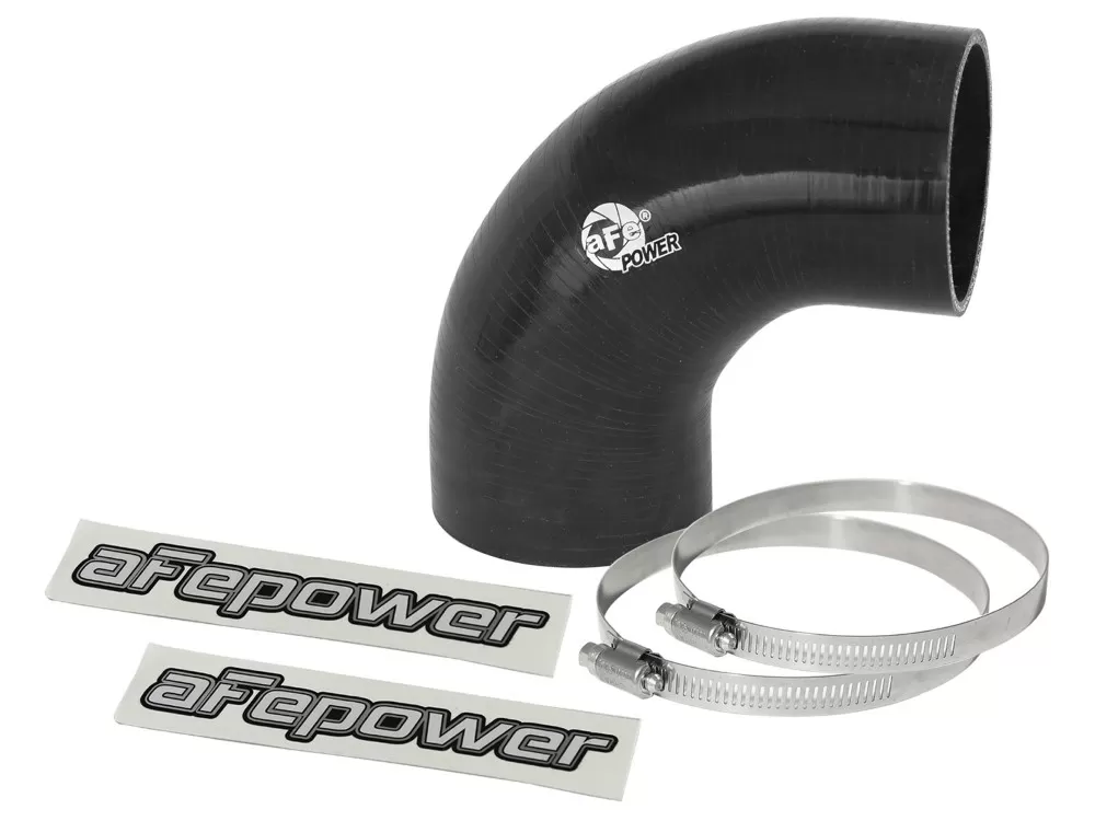 aFe POWER Magnum FORCE Cold Air Intake System (2-3/4 IN ID x 3 IN L x 90 Deg.) Elbow Coupler - Black - 59-00059