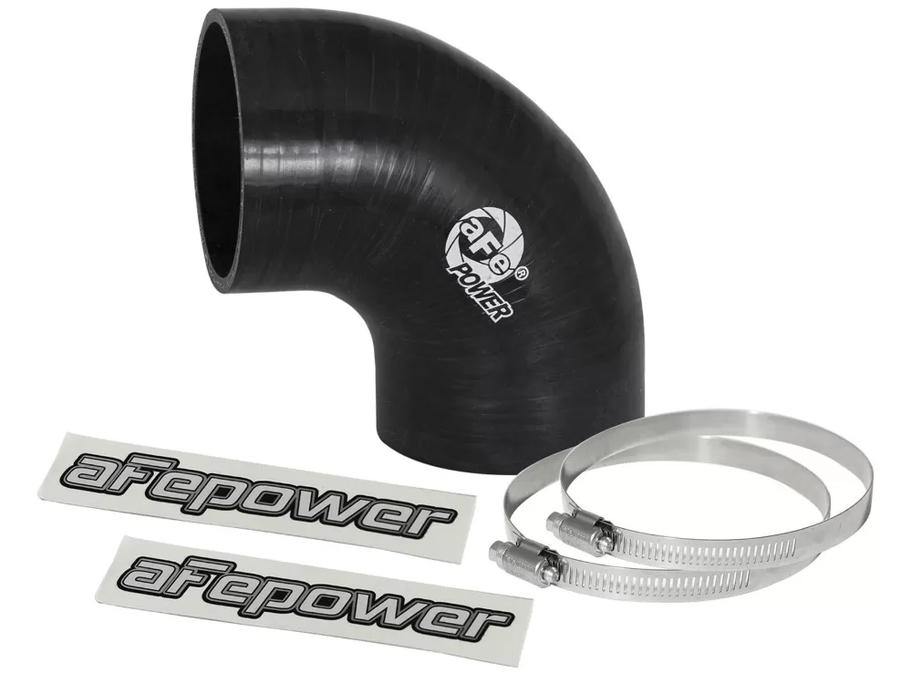 aFe POWER Magnum FORCE Cold Air Intake System (3 IN ID x 90-Deg.) Elbow Coupler - Black - 59-00064