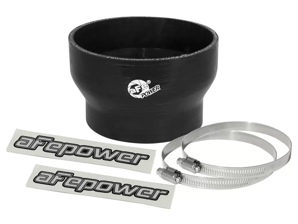 aFe POWER Magnum FORCE Cold Air Intake System (4-1/3 IN ID to 3-1/2 IN ID x 2-3/4 IN L) Straight Reducing Coupler - Black - 59-00079