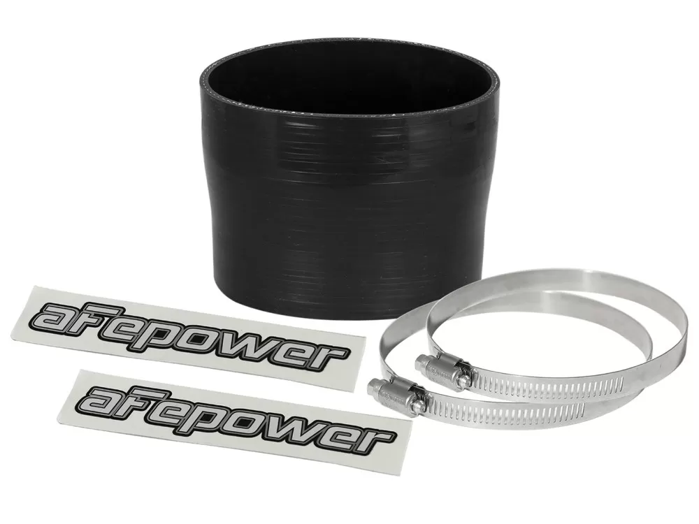aFe POWER Magnum FORCE Cold Air Intake System (3-3/4 IN ID to 3-1/2 IN ID x 3 IN L) Straight Reducing Coupler - Black - 59-00086