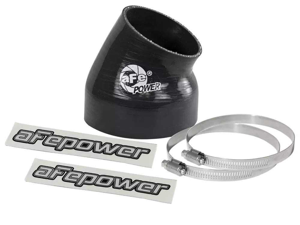 aFe POWER Magnum FORCE Cold Air Intake System (4 IN ID x 30 Deg.) Elbow Coupler - Black - 59-00097