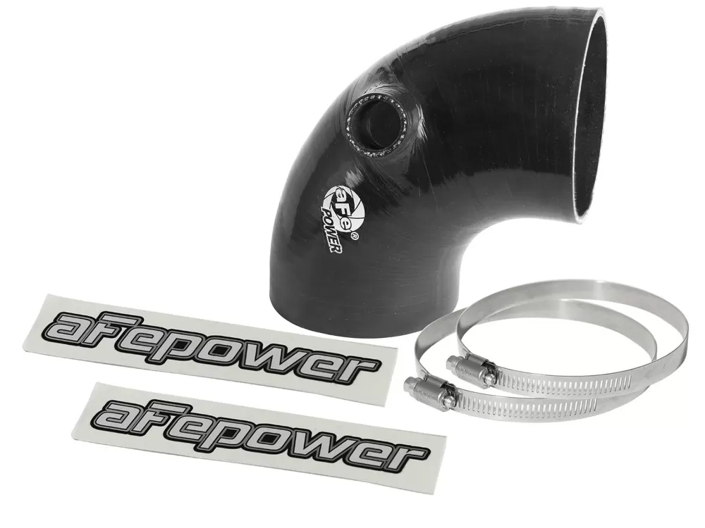 aFe POWER Magnum FORCE Cold Air Intake System (3-3/4 IN ID x 90 Deg.) Elbow Coupler - Black - 59-00111