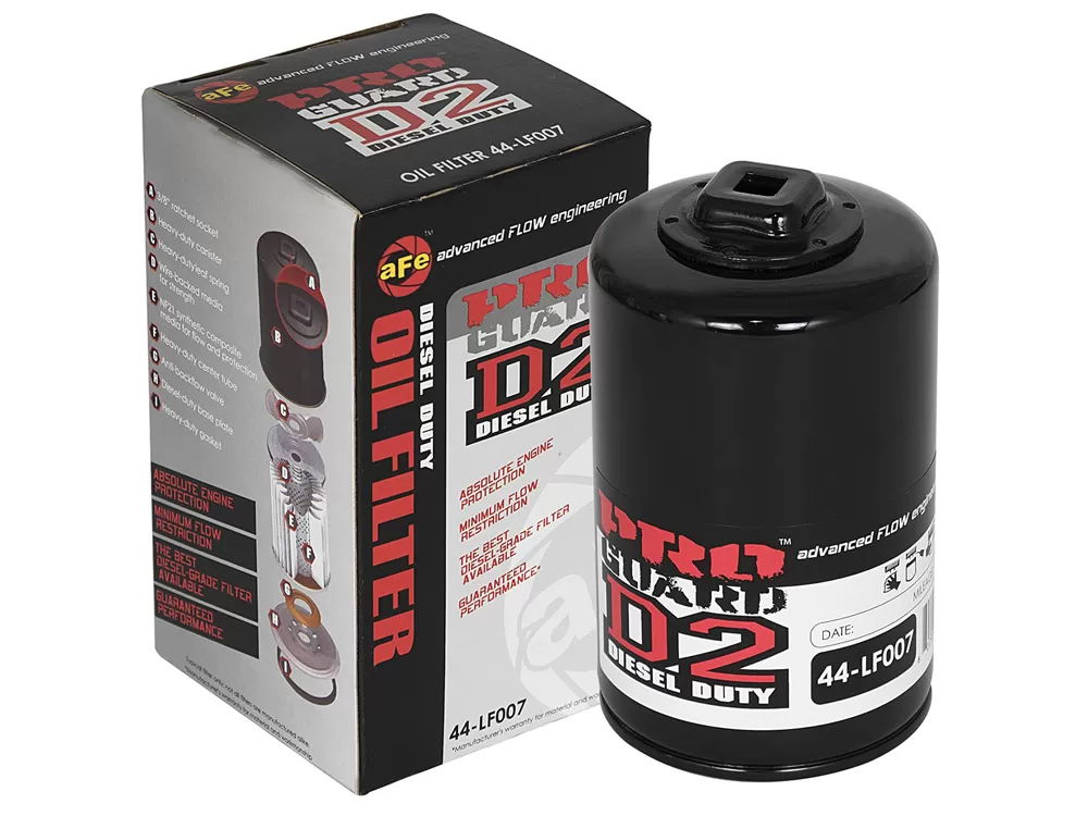 aFe POWER Pro GUARD D2 Oil Filter Canister: 3in OD x 3in HT - 44-LF007