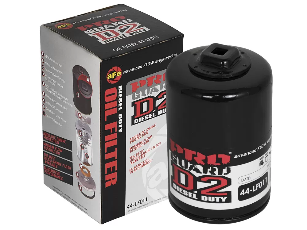 aFe POWER Pro GUARD D2 Oil Filter Canister: 3in OD x 3in HT - 44-LF011