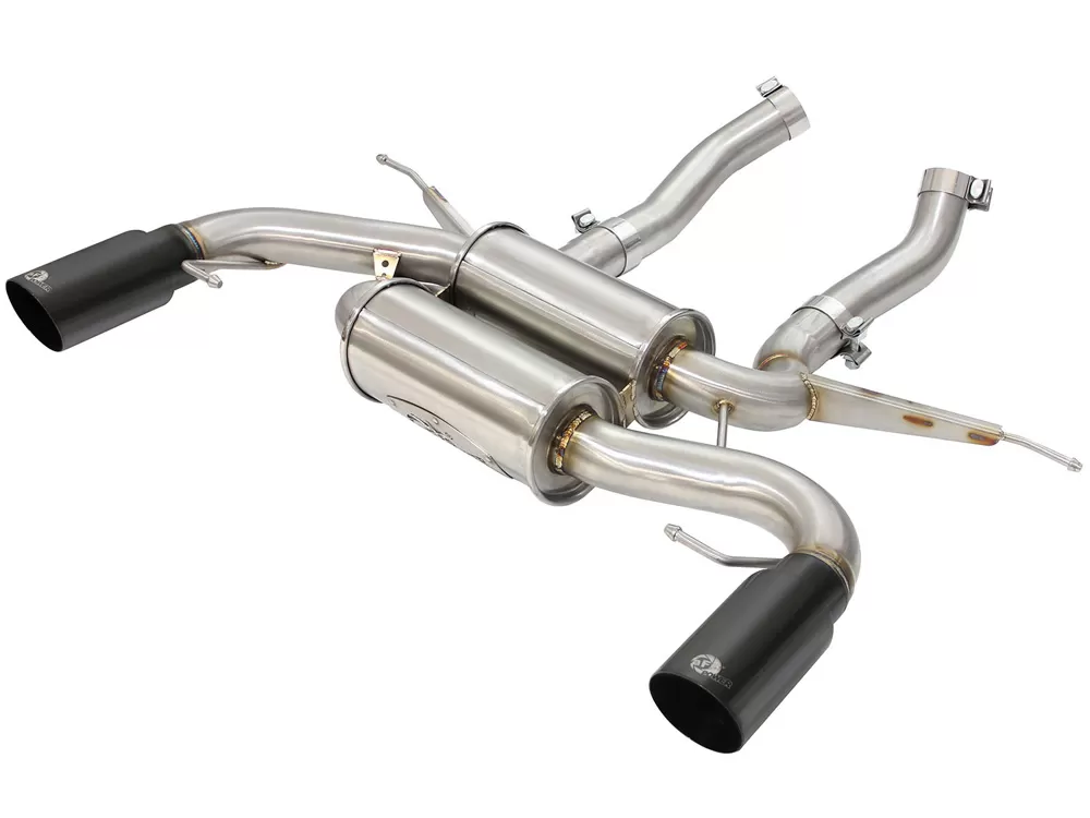 aFe POWER Mach Force-Xp 2-1/2" 304 Stainless Steel Axle-Back Exhaust System BMW 335i (E90/E92) 07-13 L6-3.0L (tt) N54/(t) N55 - 49-36327-B