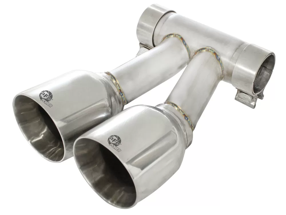 aFe POWER Mach Force-Xp 4" 304 Stainless Steel Exhaust Tip Porsche Boxster S (987.1) 05-08 H6-3.4L (Pol) - 49-36410
