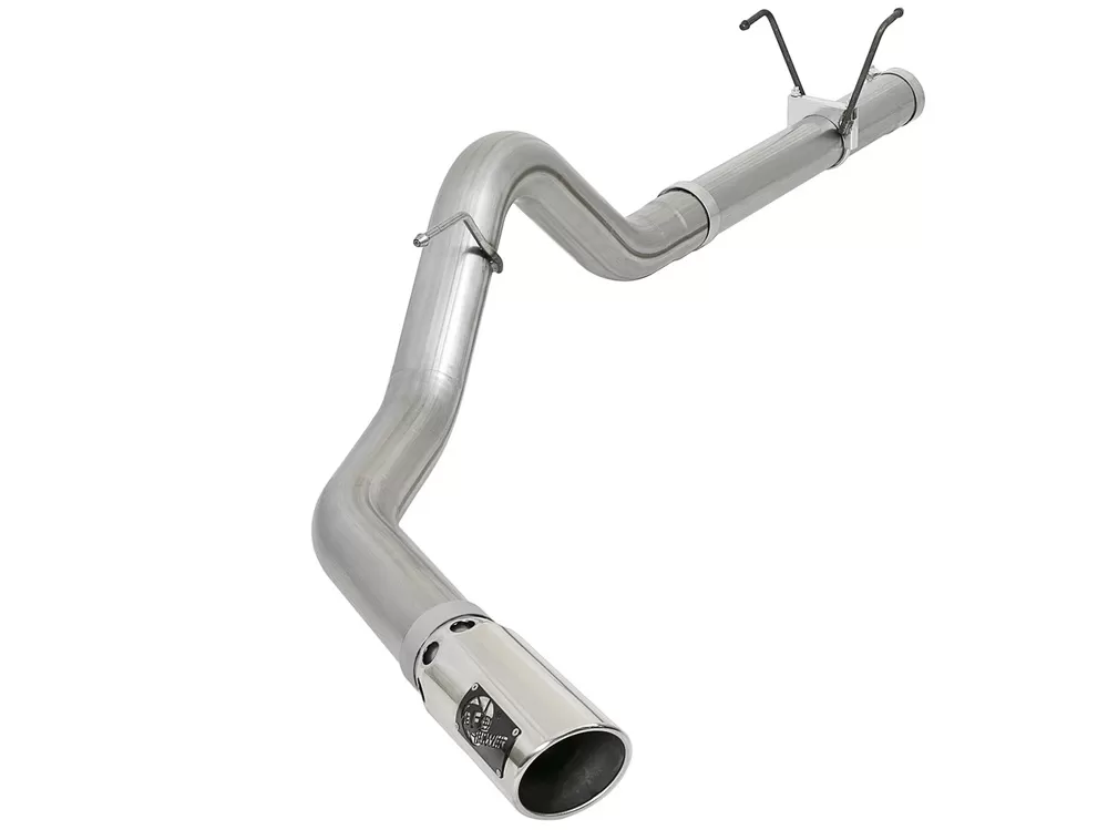aFe POWER Large Bore-HD 4" 409 Stainless Steel DPF-Back Exhaust System Dodge/RAM Diesel Trucks 07.5-12 L6-6.7L (td) - 49-42006-P
