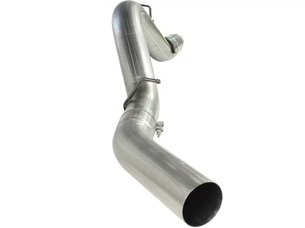 aFe POWER Large Bore-HD 5" 409 Stainless Steel DPF-Back Exhaust System GM Diesel Trucks 11-16 V8-6.6L (td) LML - 49-44041