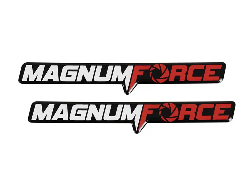 aFe Power Magnum FORCE Domed Urocal Badges - 5.5" x .788" in. (Pair) - 40-10224