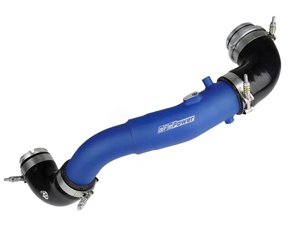 aFe POWER Bladerunner 2.5" - 3" Aluminum Hot Charge Pipe (Blue) BMW G29 Z4 B58 L6 3.0L 2020-2021 - 46-20408-L
