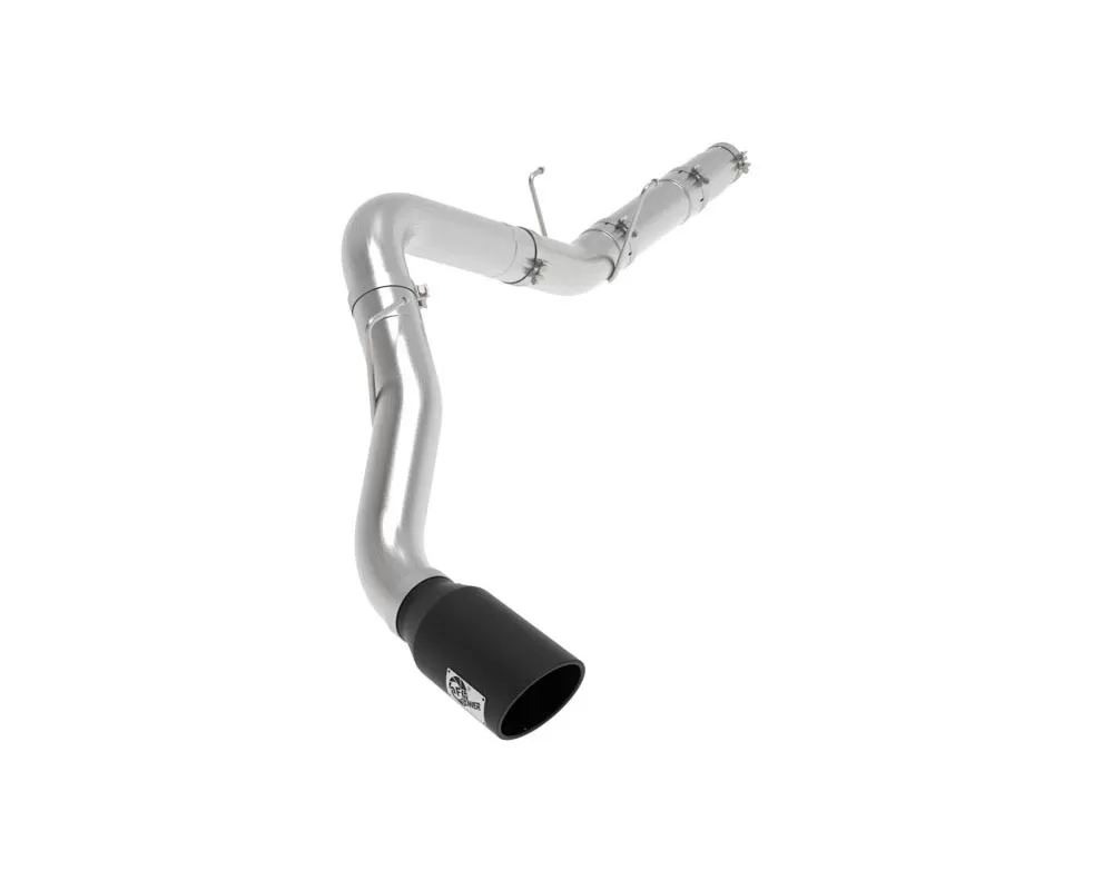 aFe POWER ATLAS 5 IN Aluminized Steel DPF-Back Exhaust System with Black Tip - 49-02078-B