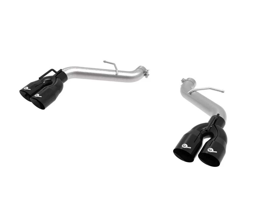 aFe POWER Mach Force-Xp 2-1/2 IN 409 Stainless Steel Axle-Back Exhaust System Black - 49-44119NM-B