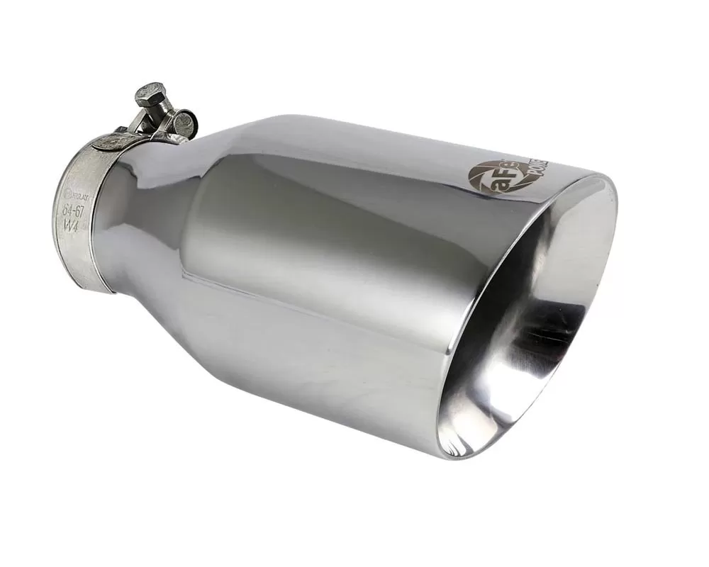 aFe POWER Mach Force-Xp 304 Stainless Steel Clamp-on Exhaust Tip Polished - 49T25454-P091