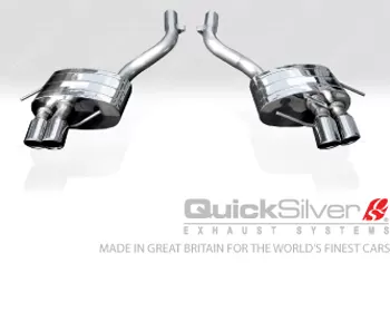Quicksilver Sport Stainless Steel Rear Silencers Maserati GranTurismo S 4.7L 2008-2017 - MT230S