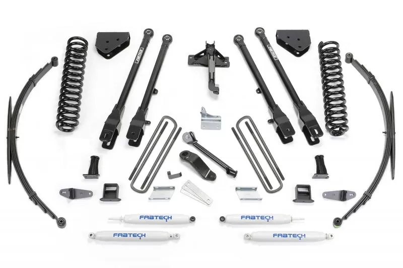 Fabtech 8" 4Link Sys W/Coils & Rr Lf Sprngs & Perf Shks 2008-16 Ford F250/350 4Wd Ford 2008-2016 - K2129