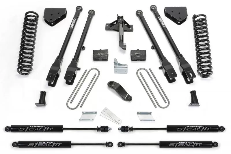Fabtech 4" 4Link Sys W/Coils & Stealth 2008-16 Ford F250/F350 4Wd Ford 2008-2016 - K2212M
