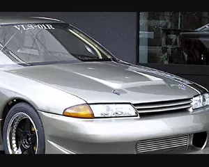 VeilSide 1989-1991 Nissan Skyline GTR BNR32 R1 Street Drag Model FRP Hood (FRP) - AE009-07