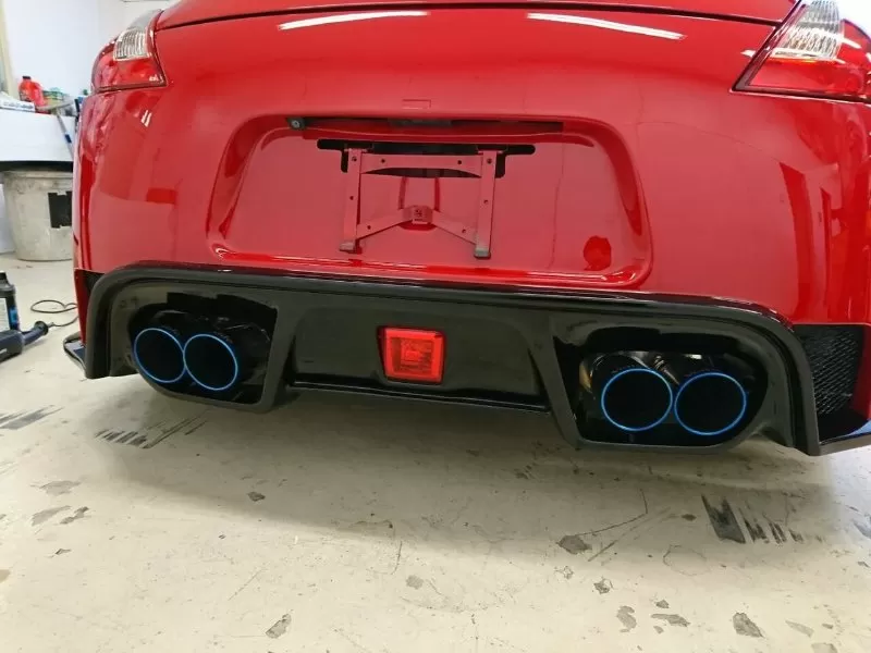 VeilSide Catback Exhaust System in T304 Stainless Steel w/ Titanium Tips Nissan 370Z 2009-2020 - AE105-15EX