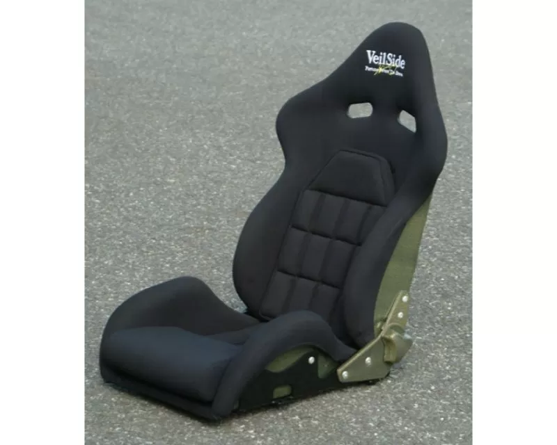VeilSide VS D-1R Narrow Carbon Reclining Racing Seat Black/Black - FA015-01BKC