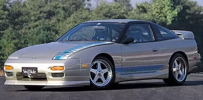 VeilSide 1989-1994 Nissan 240SX RPS13 180SX Flip Light Hatchback E-II Model Side Skirts (FRP) - AE029-02